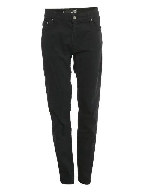 Love Moschino belt loops-detail jeans Black 1226398