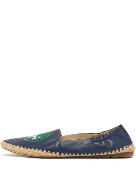 Tory Burch Ines logo-detail espadrilles Blue 1224479