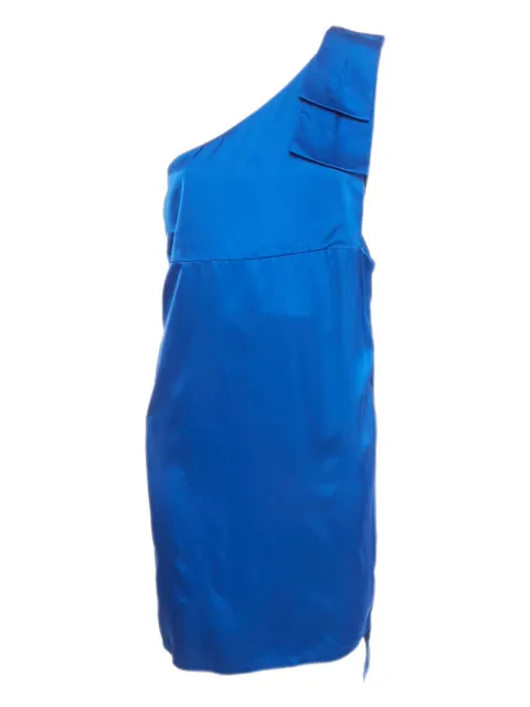 Stella McCartney Pre-Owned one-shoulder mini dress Blue 1232643