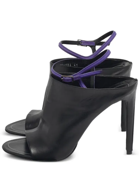 Balenciaga Pre-Owned open-toe booties Black 1233230