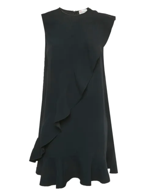 Valentino Garavani Pre-Owned flounced mini dress Black 1225918