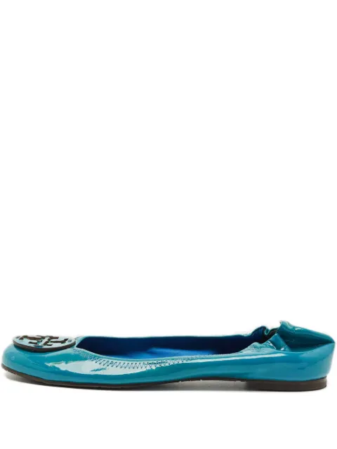 Tory Burch Minnie logo ballet flats Blue 1206061