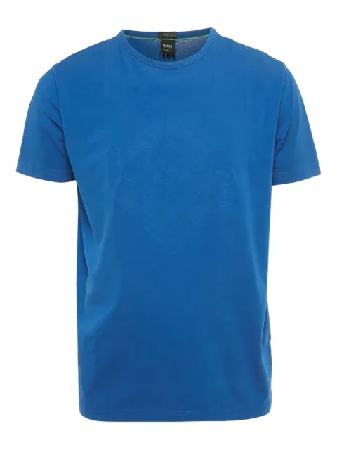 BOSS logo-embossed T-shirt Blue 1208793