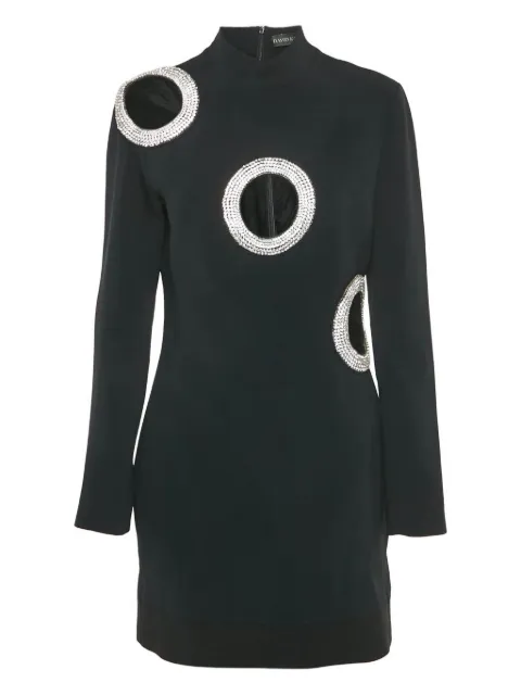 David Koma cut-out embellishment mini dress Black 1209597