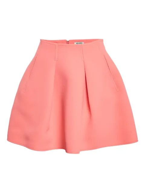 Kenzo Pre-Owned crepe pleated mini skirt Pink 1187981