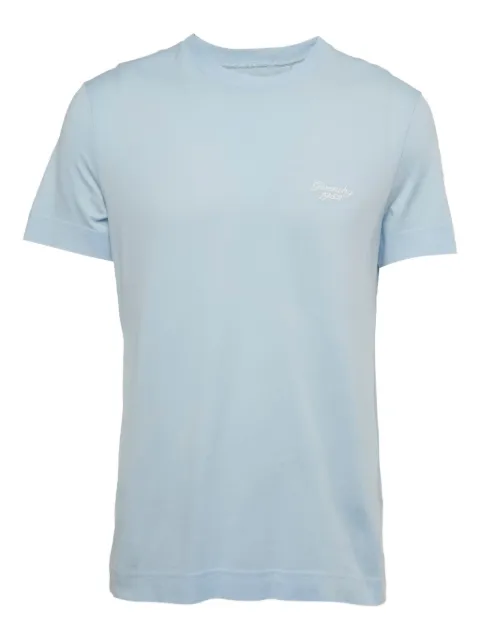 Givenchy Pre-Owned embroidered jersey T-shirt Blue 1191887