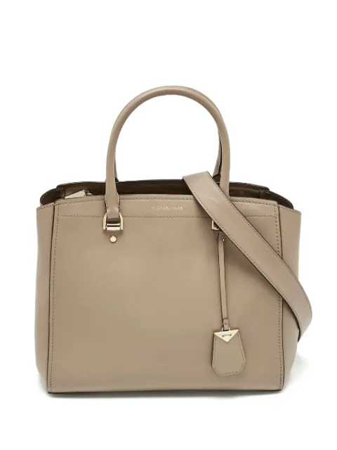 Michael Kors Vintage large Benning leather tote bag Neutrals 1205891