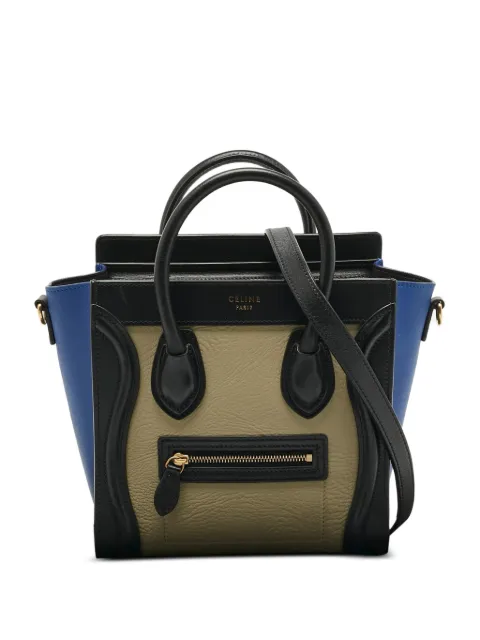 Celine Pre-Owned leather tote bag Black 1201172