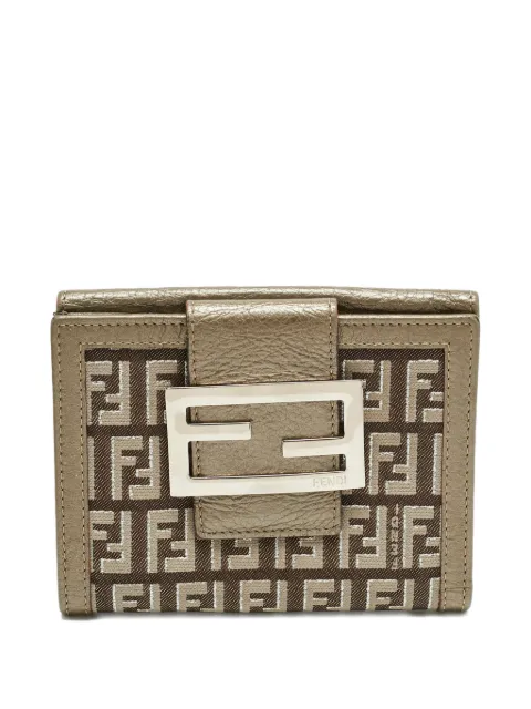 Fendi Pre-Owned 2008 Zucca-canvas wallet Brown 1216927