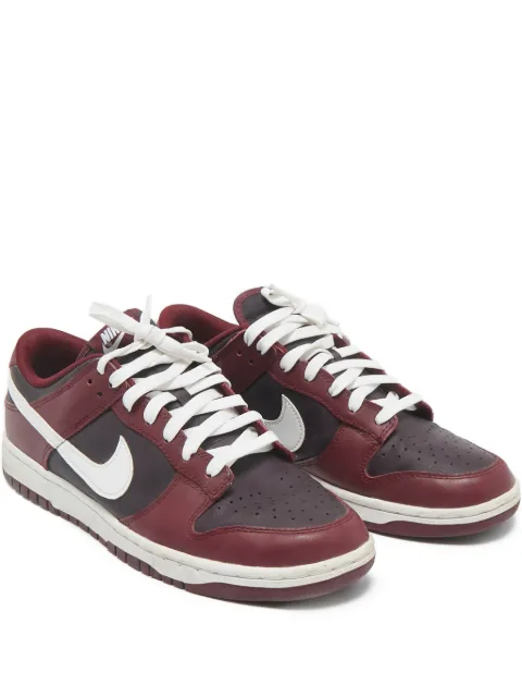 Nike Dunk low leather sneakers Red 1212453