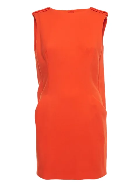 Alexander McQueen Pre-Owned epaulette-detail dress Orange 1190129