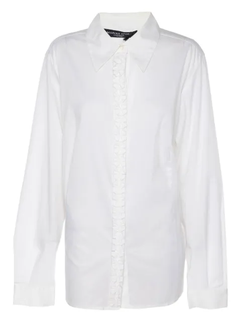 Marina Rinaldi long-sleeved cotton shirt White 1185045