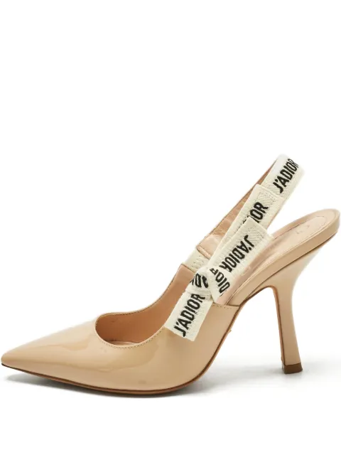 Christian Dior Pre-Owned J'adior patent-leather pumps Neutrals 1203872