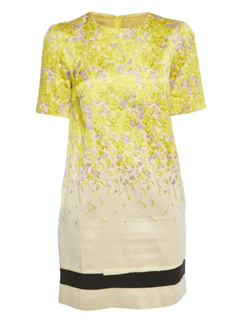 Giambattista Valli Vintage jacquard mini dress Yellow 1190102