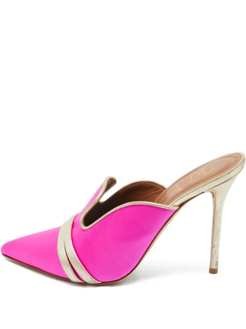 Malone Souliers sculpted leather mules Pink 1176356