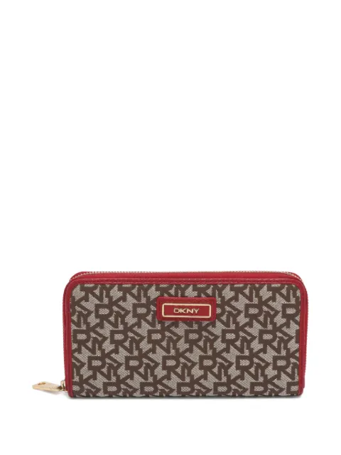 DKNY Vintage leather zip-around wallet Brown 1190133