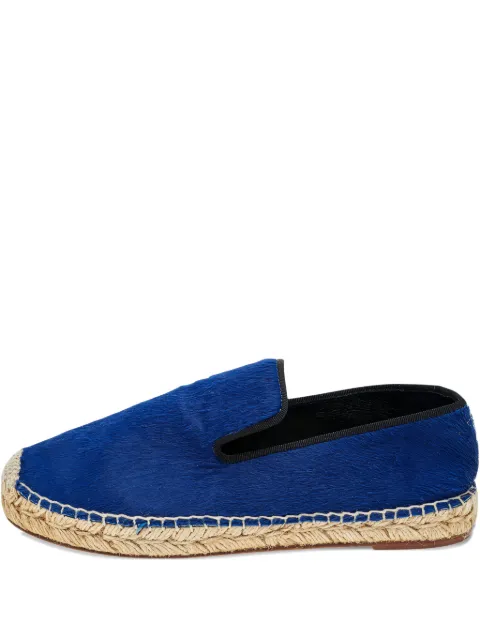 Celine Pre-Owned calf-hair espadrilles Blue 1177963