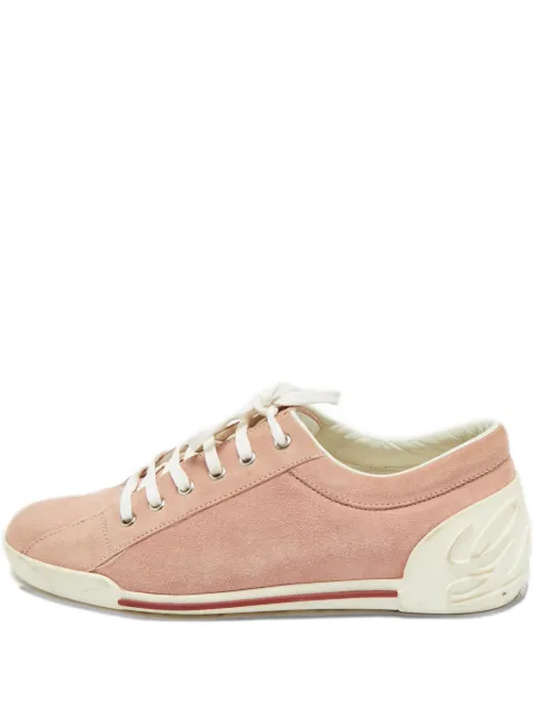 Gucci Pre-Owned suede sneakers Pink 1185805