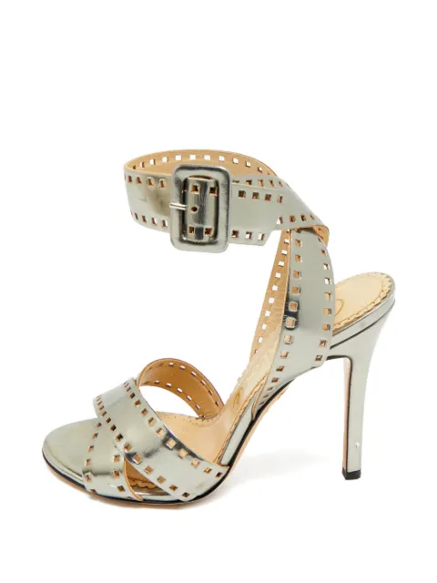 Charlotte Olympia Charlotte Olympia crisscross sandals Silver 1184465