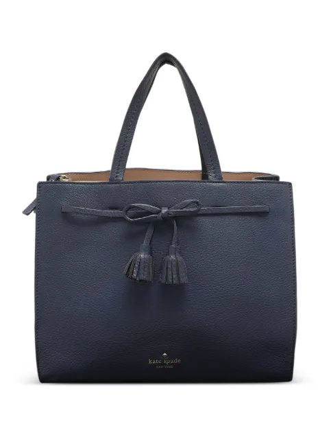 Kate Spade Hayes Street tassel-detail tote bag Blue 1078342