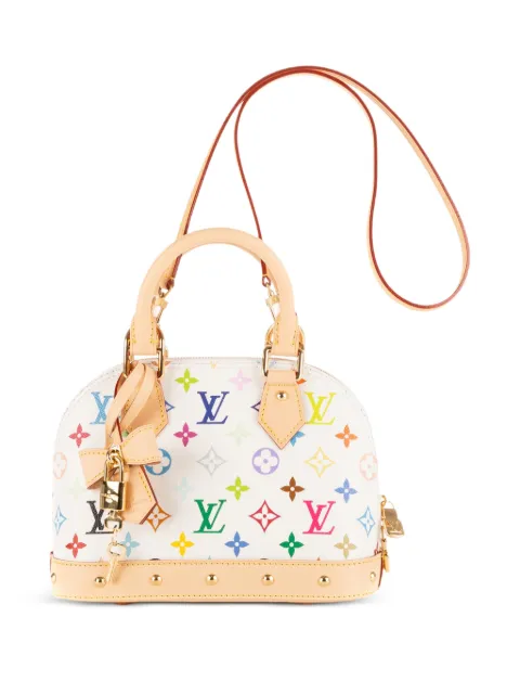 Louis Vuitton Pre-Owned x Takashi Murakami leather tote bag White CHIP