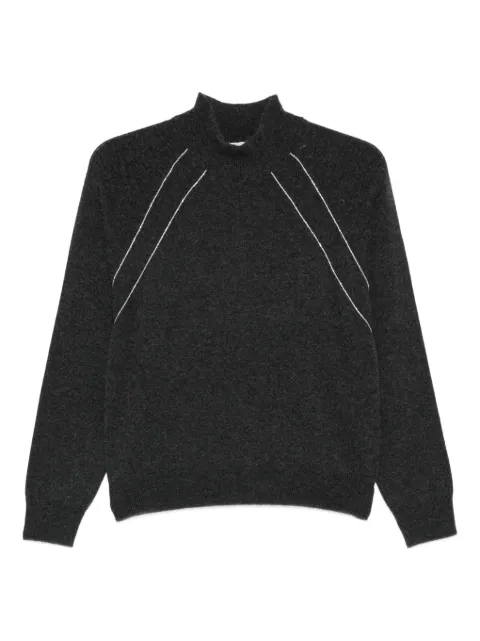 Peserico bead-detailed sweater Grey S99381F1209283073