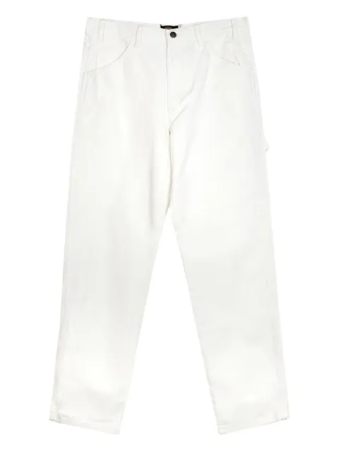 DICKIES logo-patch trousers White DK0A4XIF