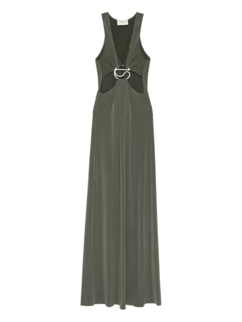 Coperni cutout maxi dress Green COPR157F5022