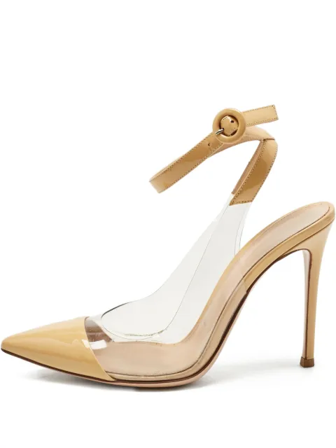 Gianvito Rossi Anise pointed-toe pumps Neutrals 1181732