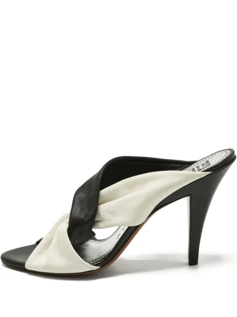 Givenchy Pre-Owned leather heeled sandals Black 1187574