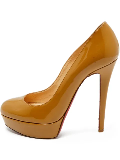 Christian Louboutin Pre-Owned Bianca platform heel pumps Brown 1201343