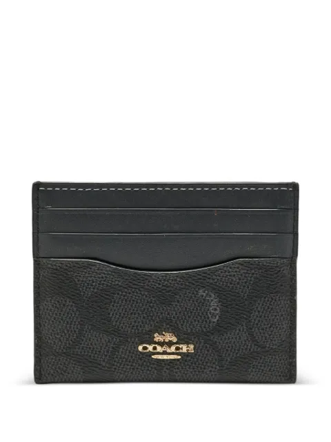 Coach Vintage monogram card holder Black 1198204