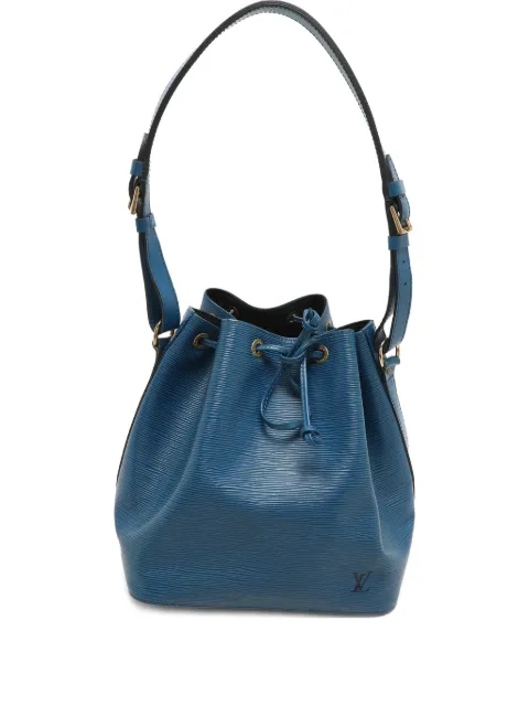 Louis Vuitton Pre-Owned Petit Noé leather bag Blue 1157267