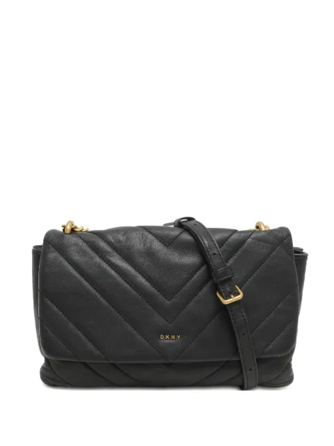DKNY Vintage Allen quilted leather crossbody bag Black 1157886