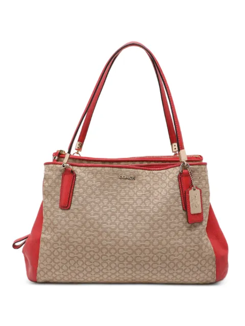 Coach Vintage patterned tote bag Neutrals 1087707