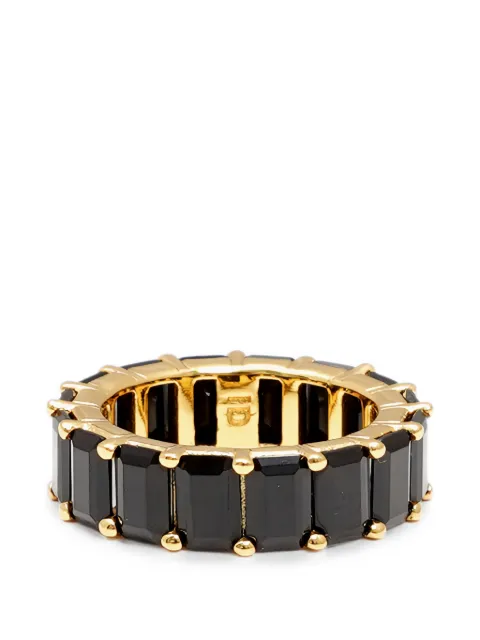 Izabel Display emerald-cut chunky rings Gold RCCC