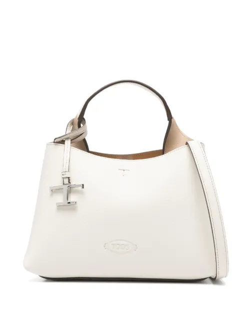 Tod's micro logo-charm tote bag White XBWAPAEL000QRI