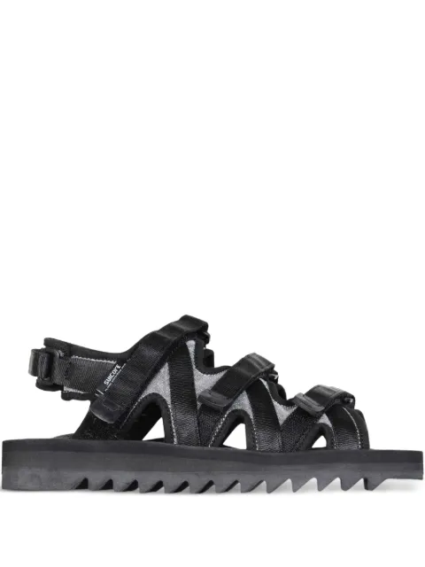 Suicoke touch-strap flat sandals Black OG2293AB