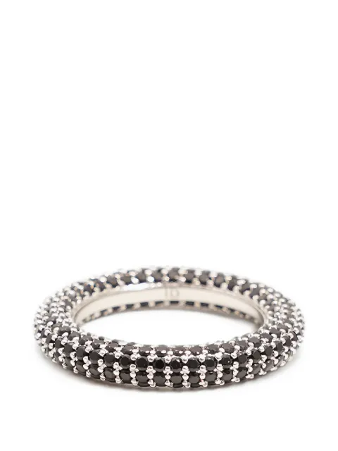 Izabel Display pavé-set rings Silver RCC