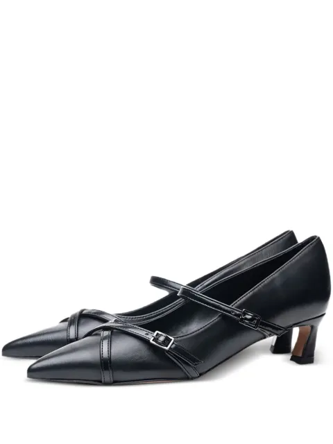 Poche Paris buckle-strap pumps Black FWNATALIE800250