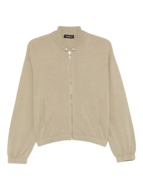 Fabiana Filippi zip-fastening cardigan Neutrals MAD215F045L5170000