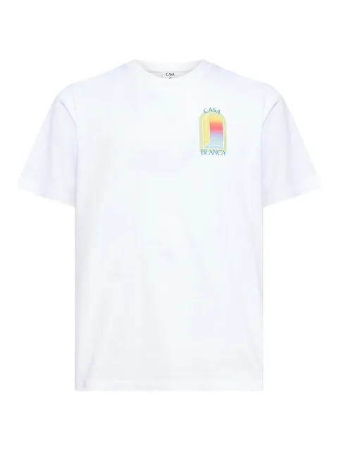 Casablanca L'Arche screen-print T-shirt White MSP26JTS00113