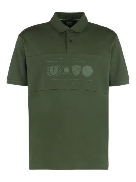 BOSS golf-artwork polo shirt Green 50538111