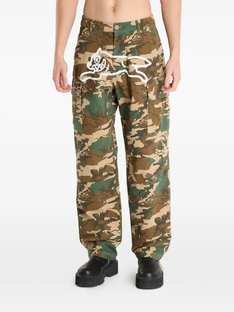 Billionaire Boys Club - Ice Cream Running Dog Woodland camouflage cargo pants Green IC25308