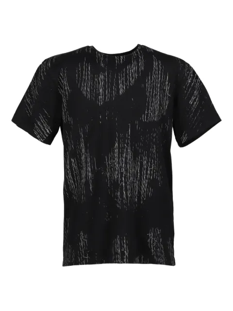 CHITO RO Allover SS crew-neck T-shirt Black C0825T006BLK