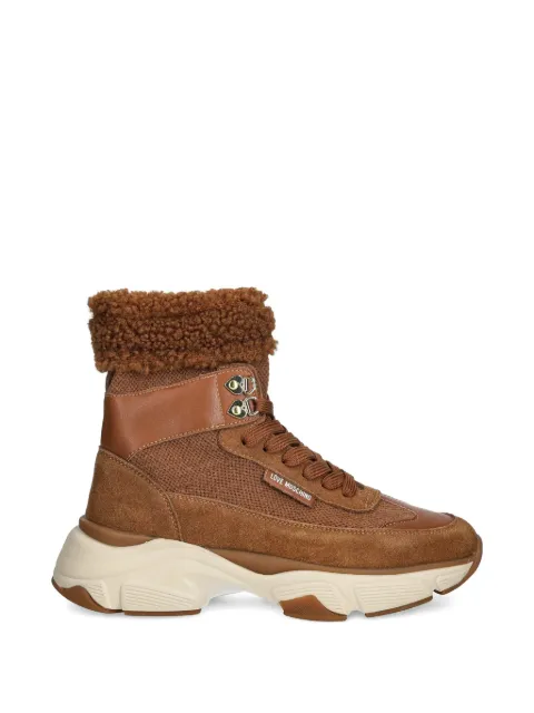 Love Moschino high-top sneakers Brown JA15366G0NIY7