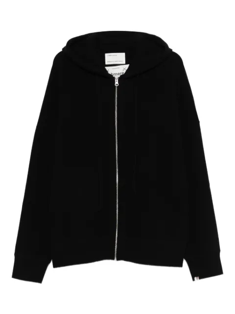 extreme cashmere Donnie zip-up hoodie Black 460