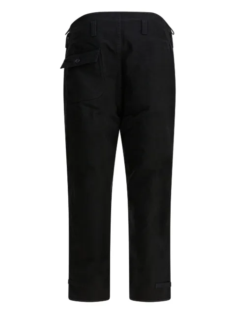 Needles Over back-pocket trousers Black RW201BLACK
