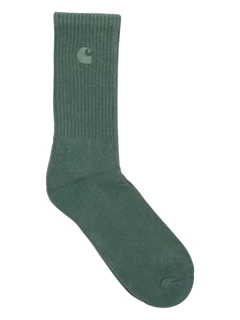 Carhartt WIP Hudson ribbed logo socks Green I0351352ZU5F06