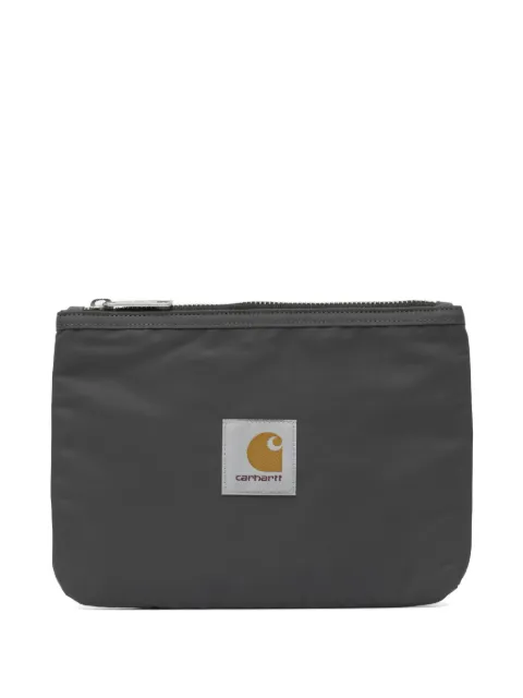 Carhartt WIP zip logo wallet Grey I03521032BXX06
